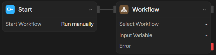 Workflow block configuration