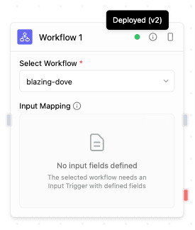 Workflow block configuration