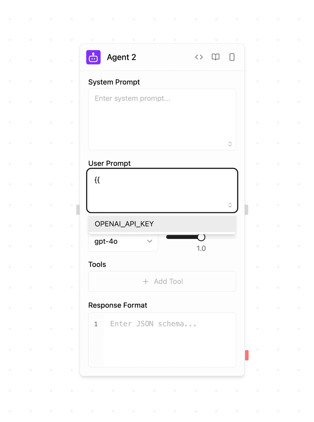 Using environment variables with double brace notation