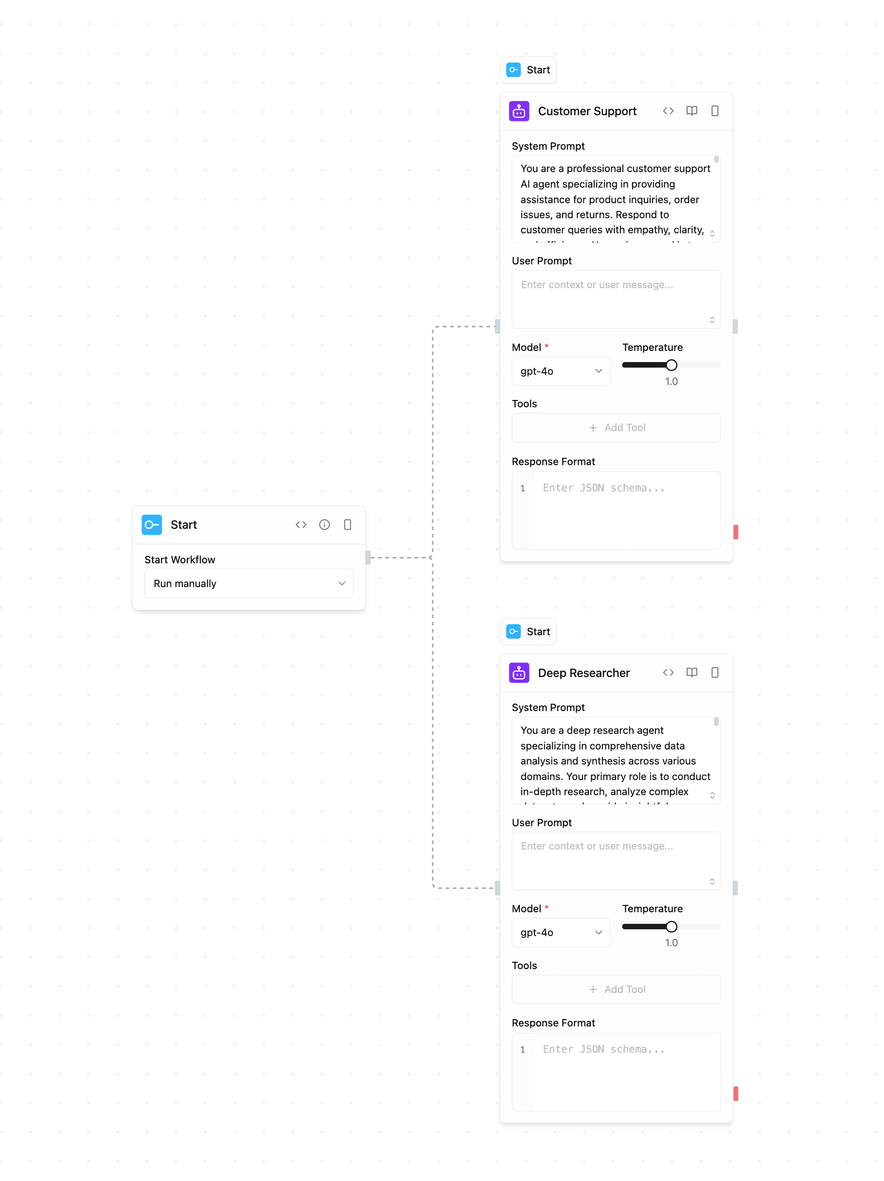 Multiple blocks running concurrently after the Start block
